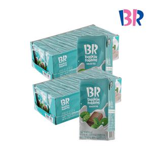 [배스킨라빈스] 멸균우유 민트초코 190ml, 48개(2박스)