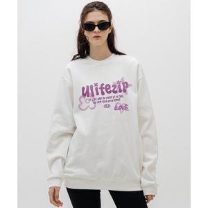 [네스파](기모추가) 샤이닝플라워 맨투맨 5 Color