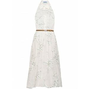 [PRADA] 라프리마 여성 원피스 floralembroidered 실크 미디 P3L88RSOOO14KF F0009 BIANCO /9