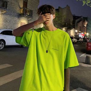 오버핏레이어드티 대학생 남자 여름 오오티디 패션 캐주얼 컬러 티셔츠