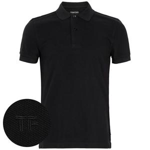 톰포드 25SS 블랙 테니스 폴로 티셔츠 JPS002 JMC007S23 LB999