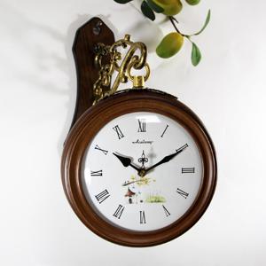 무소음 하우스 중소형 양면시계 CHT-453AG