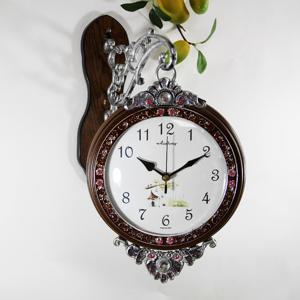 무소음 꽃하우스 중소형 양면시계 CHT-455AS