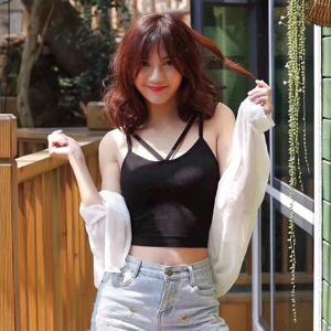 라인바스트브라탑 여성속옷 스포츠 언더웨어 브라렛