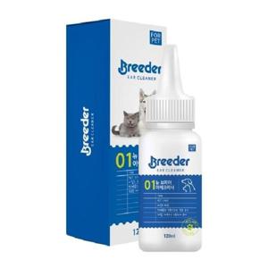 브리더 귀세정제 120ml 강아지 애견 눈 귀 건강