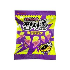 [롯데제과] 롯데제과 짱셔요 라임포도 48g 3개