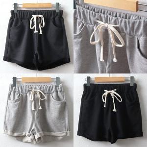 [아이우먼]빅사이즈여성의류 오버핏 데일리롤업면반바지 5973H208 오버핏