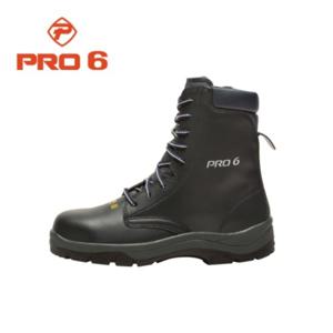 [도매마트]PRO6 발편한 가죽 내측지퍼 8인치 절연화 PRO6-809