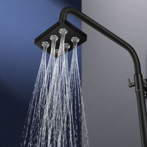 욕실 천장형 수압상승 샤워기 절수 샤워 호스 헤드