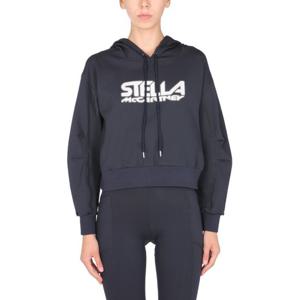 스텔라매카트니 크롭 로고 프린트 후드티셔츠 603682 SPW054000