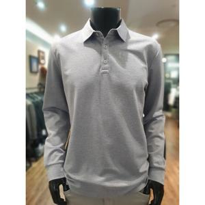 [바쏘옴므] Z5KT21A 25년 S/S 그레이 베이직 피케티셔츠