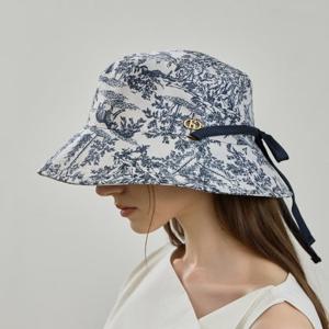 [헤지스] [뜨왈드주이] 네이비 리본스트랩 버킷햇 HILG4F009N2