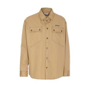 오프화이트 긴팔 셔츠 OMES017S25FAB001 6157 Beige