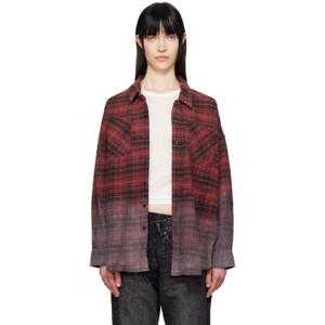 25 FW R13 여성 레드 워크 셔츠 251021F109007