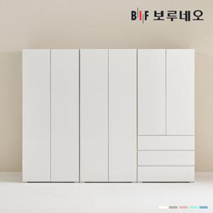 [착불] 보루네오 비긴 2400 W세트 옷장 이불장 안방 작은방 원룸