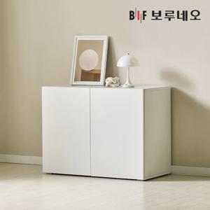 [착불] 보루네오 뮤센 800 2단 낮은 거실장 슬림