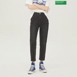 베네통 포켓 절개 기모 배기 데님팬츠 BADP16311