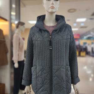 [세리아]집업 이중 카라  간절기 패딩 점퍼  KH255301