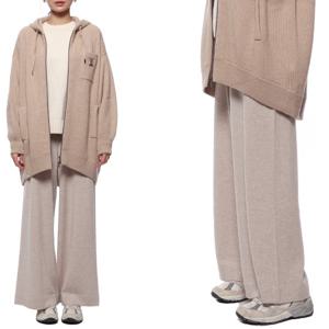 [브루넬로쿠치넬리] 22FW 여성 모닐리 캐시미어 와이드 트랙팬츠 (M12173599 C9276 22F)