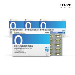 [트루엔] 알티지오메가3, 알래스카 파랑이 100캡슐, 4박스