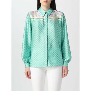 [LIU JO] 라프리마 여성 셔츠 WA3512T8876 Q9359 그린 /6