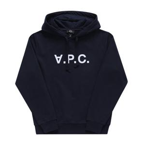 [아페쎄 APC] COHBN M27908 TIQ DARK NAVY/ECRU 공용 후드티