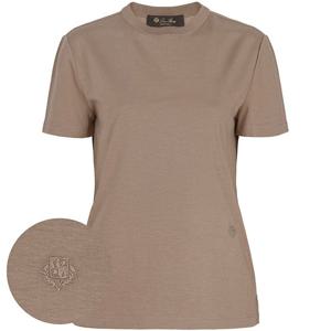 로로피아나 25SS 스모크드우드 마이-T 티셔츠 FAO5498 H0VM