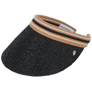 헬렌카민스키 25SS 여성 비앙카 바이저햇 챠콜블랙스트라이프 HAT50265 CHARCOALBLACKSTRIPE
