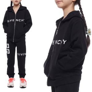 [지방시] 22FW 로고 프린트 후드 집업 (H25348 09B 22F)
