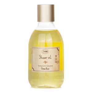 사봉 그린 로즈 샤워 오일 300ml 플라스틱 용기