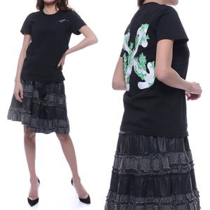 [오프화이트] 20SS 여성 코랄 애로우 반팔티 (OWAA049R20B07039_1001_20S)