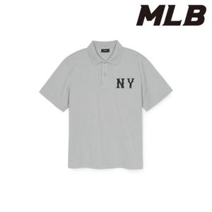MLB (3APQB0353-50GRL) 베이직 쿠퍼스 로고 오버핏 카라 티셔츠