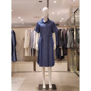 더레노마 셔츠 카라 허리 스트링 원피스 (R2F21WOP0700)
