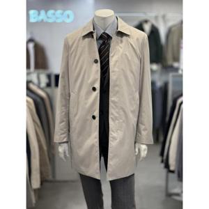 바쏘 세이브존01 S/S NEW 베이지 폴리 라이너 맥 트렌치 코트 BSZ5-CC-01-A