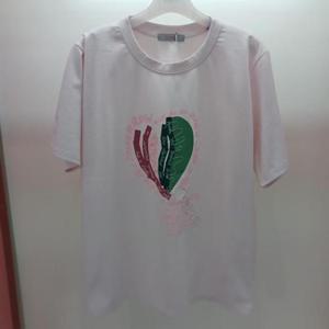 Latium HC06 스판 국내생산 하트 라운드 반팔 하프 데일리 티셔츠 T2523ts05P