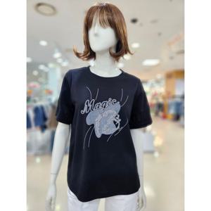 [아날도바시니]투웰브 라인 티 블라우스 AY05TS56W1