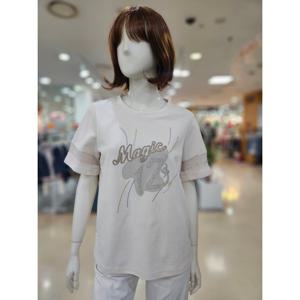 [아날도바시니]투웰브 라인 티 블라우스 AY05TS56W
