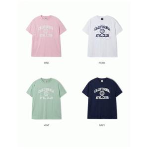 [후아유] 여성 캠퍼스 그래픽 기본 반팔티 / Campus Graphic Basic T-shirt WHRAF2426F
