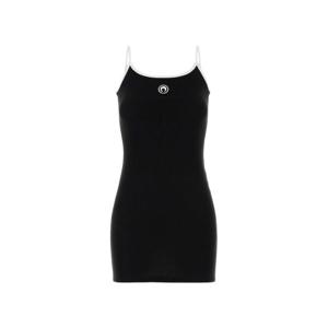 마린세르 문 로고 미니 원피스 블랙 여성 WDR309ACJER0008 BK99