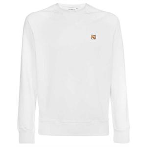(명품) 메종키츠네 23FW 폭스 패치 맨투맨 화이트