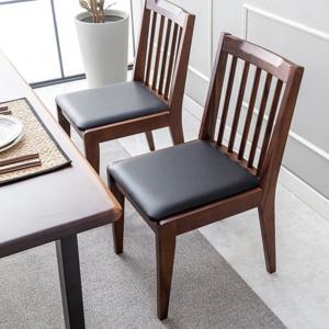 아이앤 리하트 로즈우드 장미원목 1인 의자 2개 세트 IK