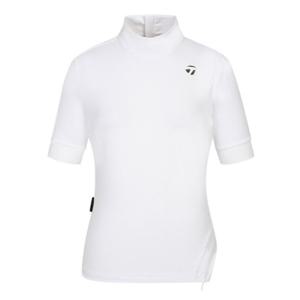 [테일러메이드][엑셀러]25SS 여성 셔링 하이넥 5부소매 티셔츠 TWTHO6141-100