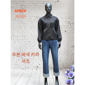 [앤디앤카렌][에이렌] 우븐 배색 카라 셔츠 남방 (32433448)