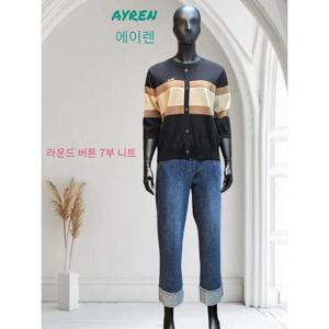 [앤디앤카렌][에이렌] 라운드 스트라이프 니트 (32433328)