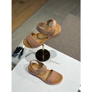 베어파우 HILTON IV 여성 경량 웨지 샌들 밴딩 스트랩 핑크 K2784079RB-W
