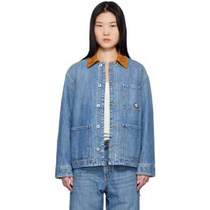보테가베네타 청자켓 블루 빈티지 데님 재킷 251798F060001
