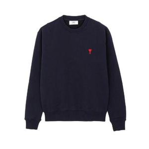 아미 스몰 하트 로고 스웨트셔츠 네이비 마린   21SS E21HJ007-730-410
