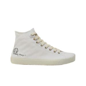 메종 마르지엘라 타비 하이탑 캔버스 화이트 S58WS0111P1875T1003