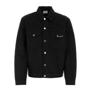 베트멍 블랙 컬러 버튼 프론트 재킷 VL18JA770B BLK