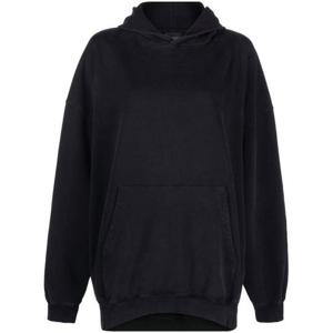 발렌시아가 후드 티셔츠 620947 TNVU21073 Black